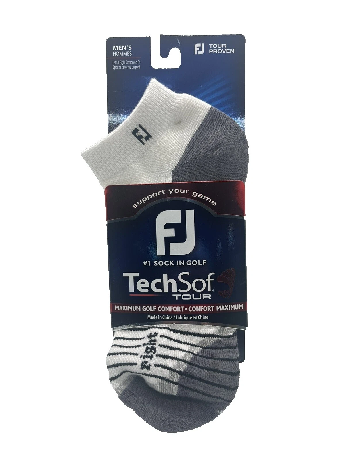 Tamanho G Branco meias de golfe para Homens