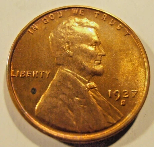 1937 S Lincoln Cent, BU, Uncirculated  (37SPQ4)