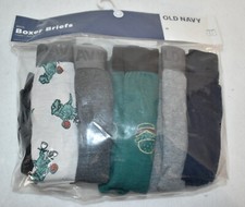 Old Navy Boxer Briefs Underwear Boy's Medium 8-9 New 7 Pack