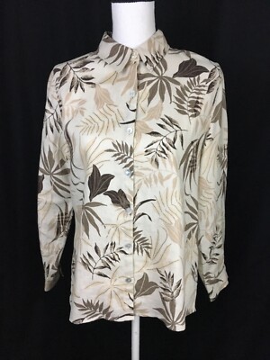 Studio Works, 100% linen shirt, medium petite (#3189) | eBay