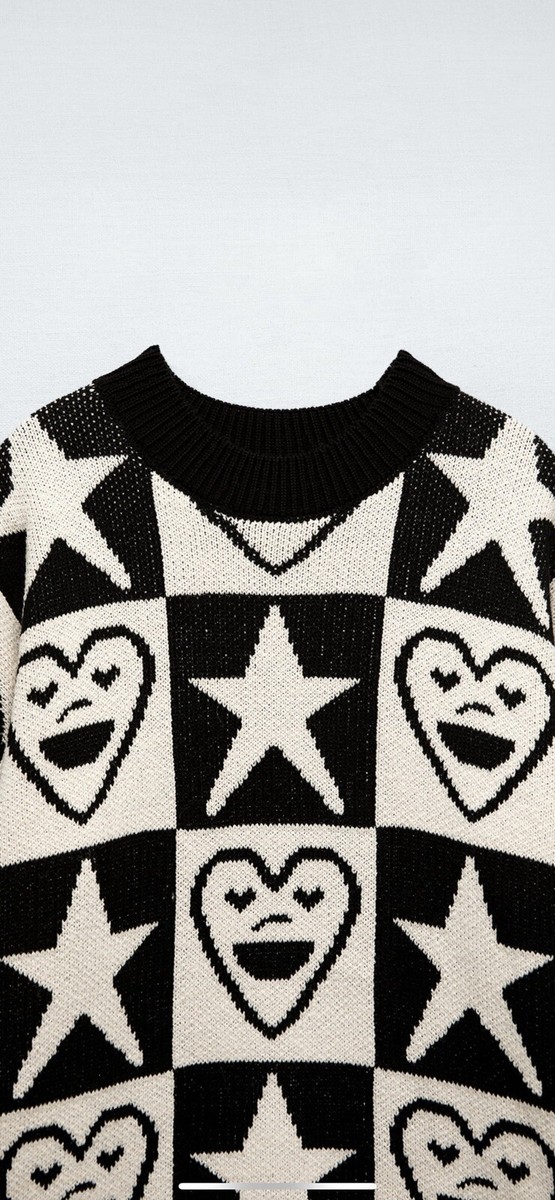 *p(R)ojectR® Heart P knit 即完売品 XL Shop Heart Pattern Pearl Detail Knit Sweater - Style Trolley