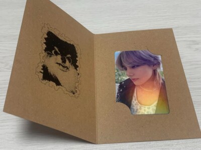 BTS V solo Album Layover Photocard Postcard Official shop