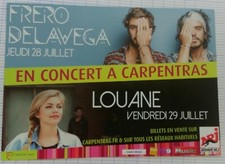 Louane Fréro Delavega Jérémy Frérot Florian Delavega flyer régional 2016