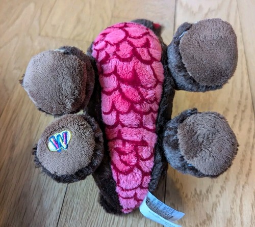 Ganz Webkinz Cocoa Dinosaur Brown Pink Plush Stuffed Animal NO CODE - Picture 6 of 7