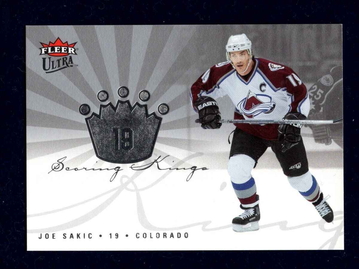 Joe Sakic 2005-06 Fleer Ultra SCORING KINGS INSERT SK8 | eBay Joe Sakic 2005-06 Fleer Ultra SCORING KINGS INSERT SK8 | eBay