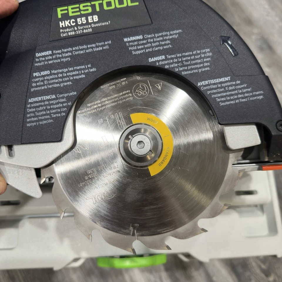 Festool 576164 HK 55 EB-F Basic Cordless Track Saw & Crosscut Saw In Systainer - Image 2 of 4