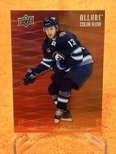 Gabe Vilardi 2023-24 Allure Hockey #CF-23 RED-ORANGE COLOR FLOW Winnipeg Jets