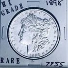 1898 MORGAN SILVER DOLLAR HI GRADE GENUINE U.S. MINT RARE COIN 7955