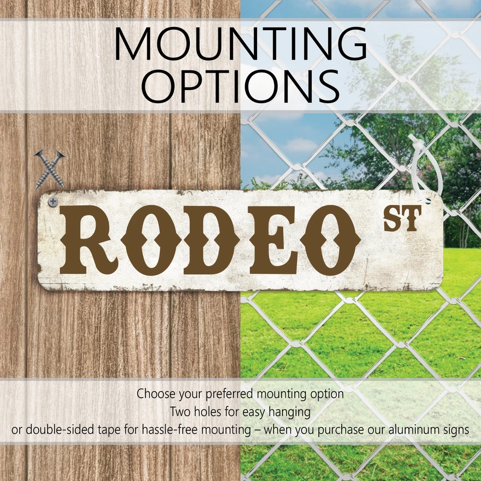 Custom Vintage Street Sign | Personalized Aluminum sign | 4 Sizes | Rustic Decor - Image 4 of 4