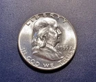 Choice BU 1955 Franklin Half Dollar