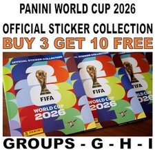 PANINI WORLD CUP 2026 STICKER COLLECTION - GROUP G - GROUP H - GROUP I - SPAIN