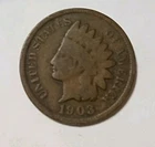 🤯1903 Indian Head Cent Penny G/VG. Wow 😳