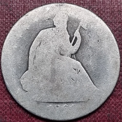 1861-P Seated Liberty Half Dollar — photo from the most recent tracked eBay sale