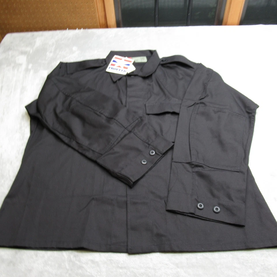 Propper Jacket Mens XXL Black Water Resistant  Military BDU Work Uniform NEW - Image 3 of 4