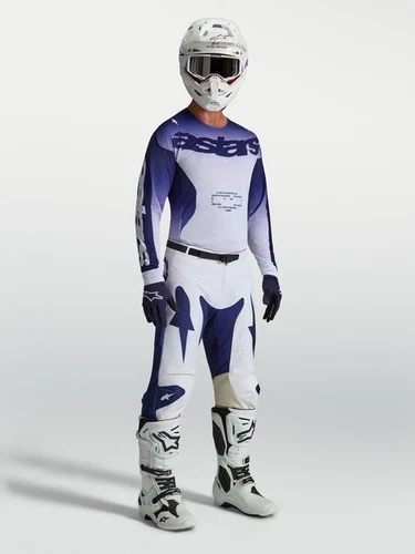 NEW ALPINESTARS 2027 RACER AIR VENTED RACE KIT SUIT AMBER BLUE NAVY WHITE MX MTB