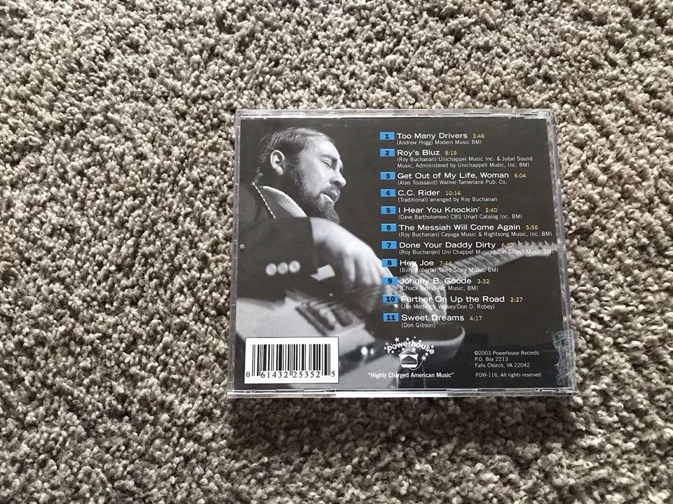 Roy Buchanan Cd  American Axe  Live in 1974  VG Condition Foto 2 de 4