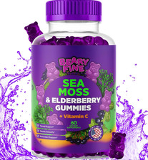 Sea Moss Gummies  Elderberry - Vitamin C  Zinc   Extra Strength Immune  Th...