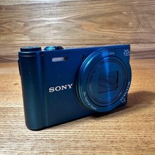 SONY Cyber-shot DSC-WX300 Blue Compact Digital Camera Tested and Working Japan