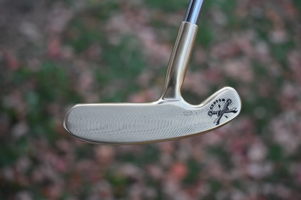 Stunning Gold Custom Arnold Palmer 82045 Putter MILLED Face & Engraved Polished - Image 4 of 4