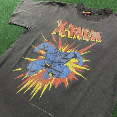 Vintage Marvel Shirt Mens XL Black 90S Beast X-MEN Mutant Gear Tee