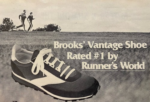 Brooks Running Shoe Ad Brooks Vantage Shoe Rated #1 - Picture 2 of 6