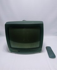 1999 PHILLIPS MAGNAVOX PR1309B102 CRT TV, With Remote , TESTED