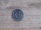 Civil War dug relic Confederate 'C' Cavalry Coat Button  - Face Only