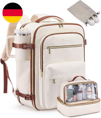 LOVEVOOK Handgepäck Rucksack Flugzeug, 40L Groß Reiserucksack Damen Herren Trave
