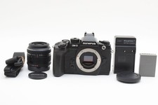 Olympus OM-D E-M1 16.3MP Digital Camera Black Body w/14-42mm Lens Set from Japan