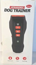 3-in-1 Rechargable Ultrasonic Training Tool for Dogs Dog Bark Deterrent Device