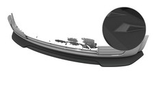 Cup Spoiler Lippe Front Schwert Struktur mit ABE für Audi A2 (8Z) CSL942-S