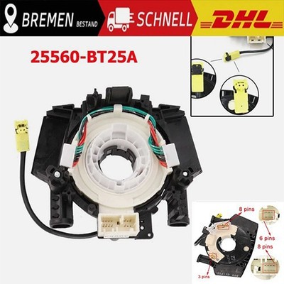 FÜR NISSAN QASHQAI J10 NOTE X-TRAIL Schleifring Wickelfeder Airbag 25560-BT25A 