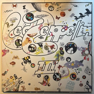 Led Zeppelin III, Vinyl LP (SD 19128) 1977 Gatefold Spinning Wheel