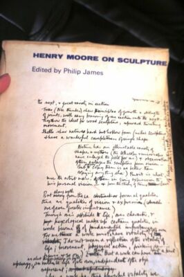 1966 Henry Moore on Sculpture by Philip  James 178 Photo English  Important