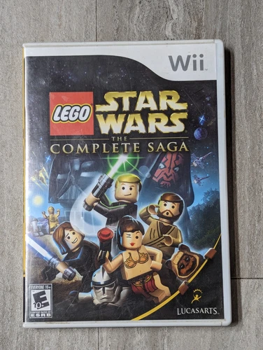LEGO Star Wars - The Complete Saga (Wii, 2007) With Manual Tested