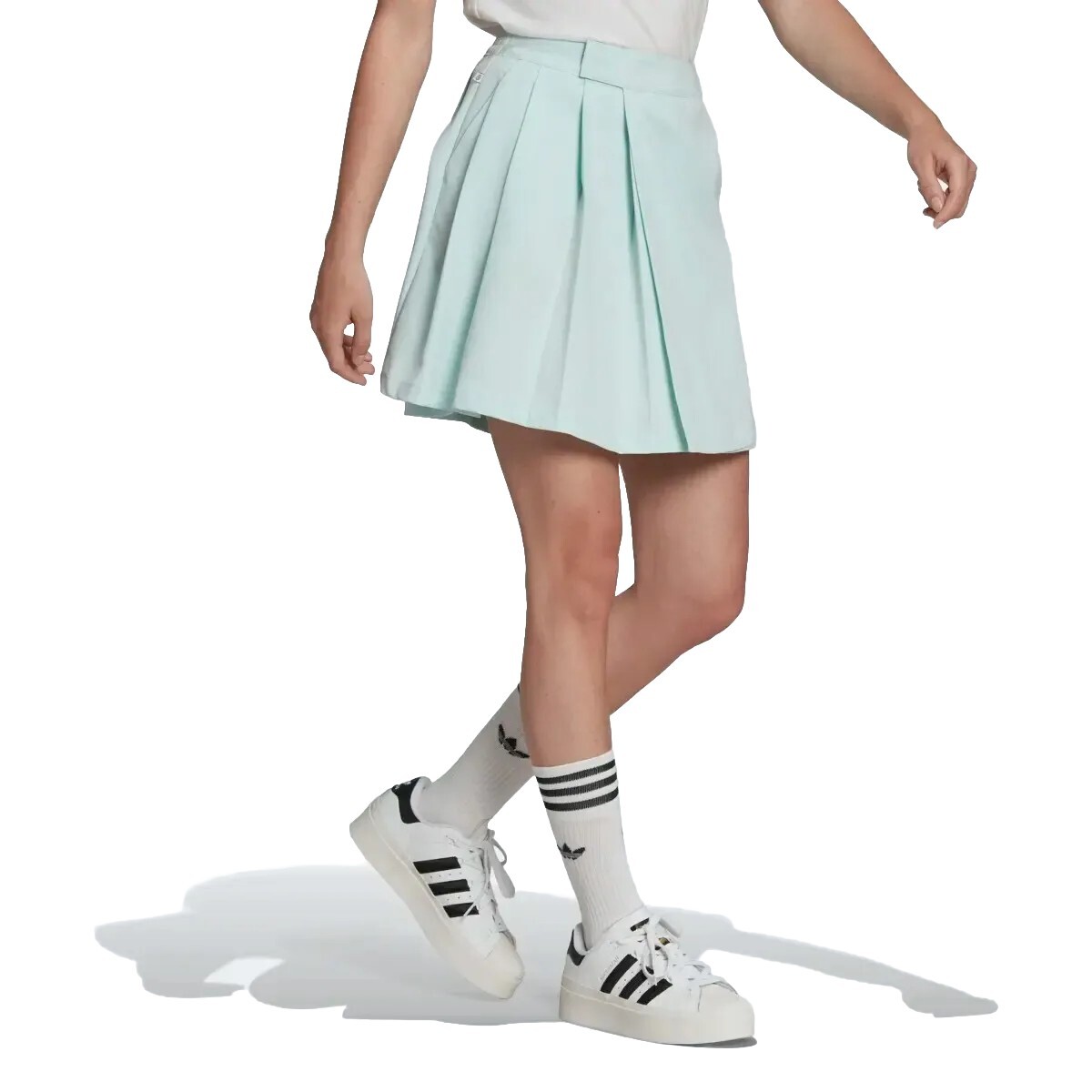 ADIDAS★PLEATED SKIRT Adidas Skirt Originals Contempo Pleated Loose fit Skirt