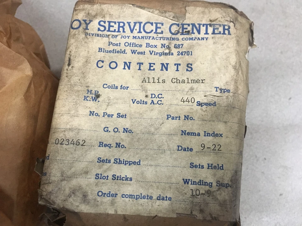 NUEVO SIN CAJA ALLIS CHALMER BOBINA 023462 Foto 4 de 4