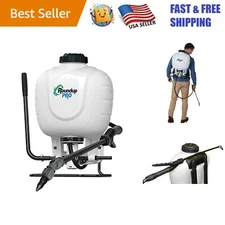 Comfortable and Durable 4-Gallon Backpack Sprayer for Herbicides & More