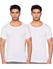 Pack de 2 Chaleco RUPA Frontline Hombre Cuello Redondo con Manga 100% Algodón Ajuste Regular