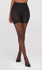Spanx Love Your Assets by Sara Blakely Sheers Shaping Pantyhose Black Size 3