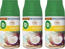 Air Wick Freshmatic Ultra PARADISE RETREAT Automatic Spray Refill AirWick 3 Pak