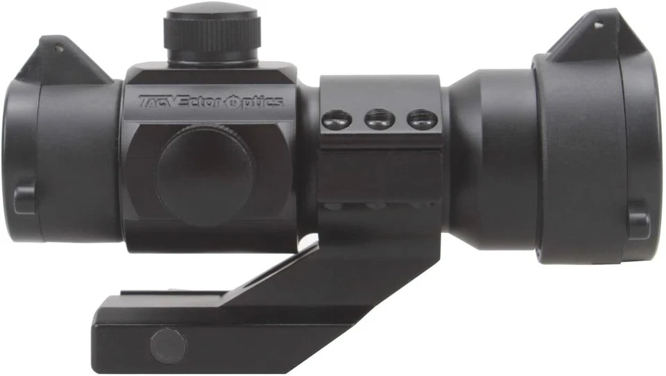 Mira telescópica de punto rojo Vector Optics Stinger 1x28 con montaje de tejedor voladizo Foto 2 de 4