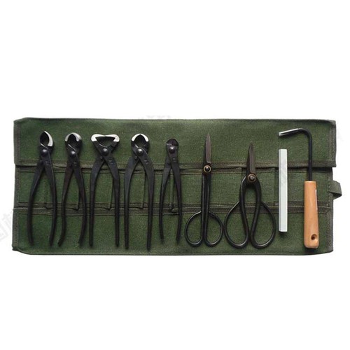 10Pocket Canvas Spanner Wrench Tool Roll Up storage bag Organizer Pouches Case~ - Picture 4 of 12