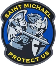ST MICHAEL PROTECT US MODERN MILSPEC MONKEY MSM TACTICAL FULL COLOR PVC PATCH