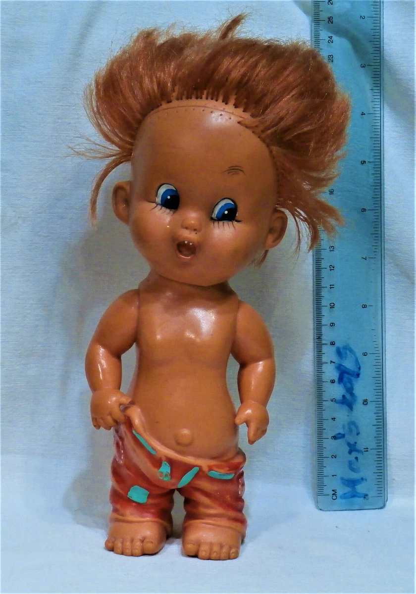 Doll with cheap messy hair