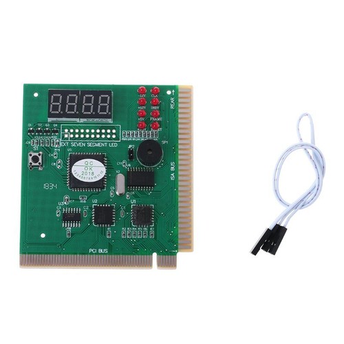 For 4Digit PC Computer Diagnostic Card Motherboard Mainboard POST Tester PCI ISA - Afbeelding 2 van 8