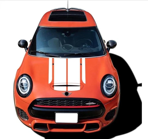 Bonnet Rear Racing Stripe Car Sticker Decal For MINI John Cooper Works F56 JCW - Bild 4 von 10