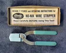Clauss NO-NIK Fiber Optic 203µm Stripper Blue Sheath