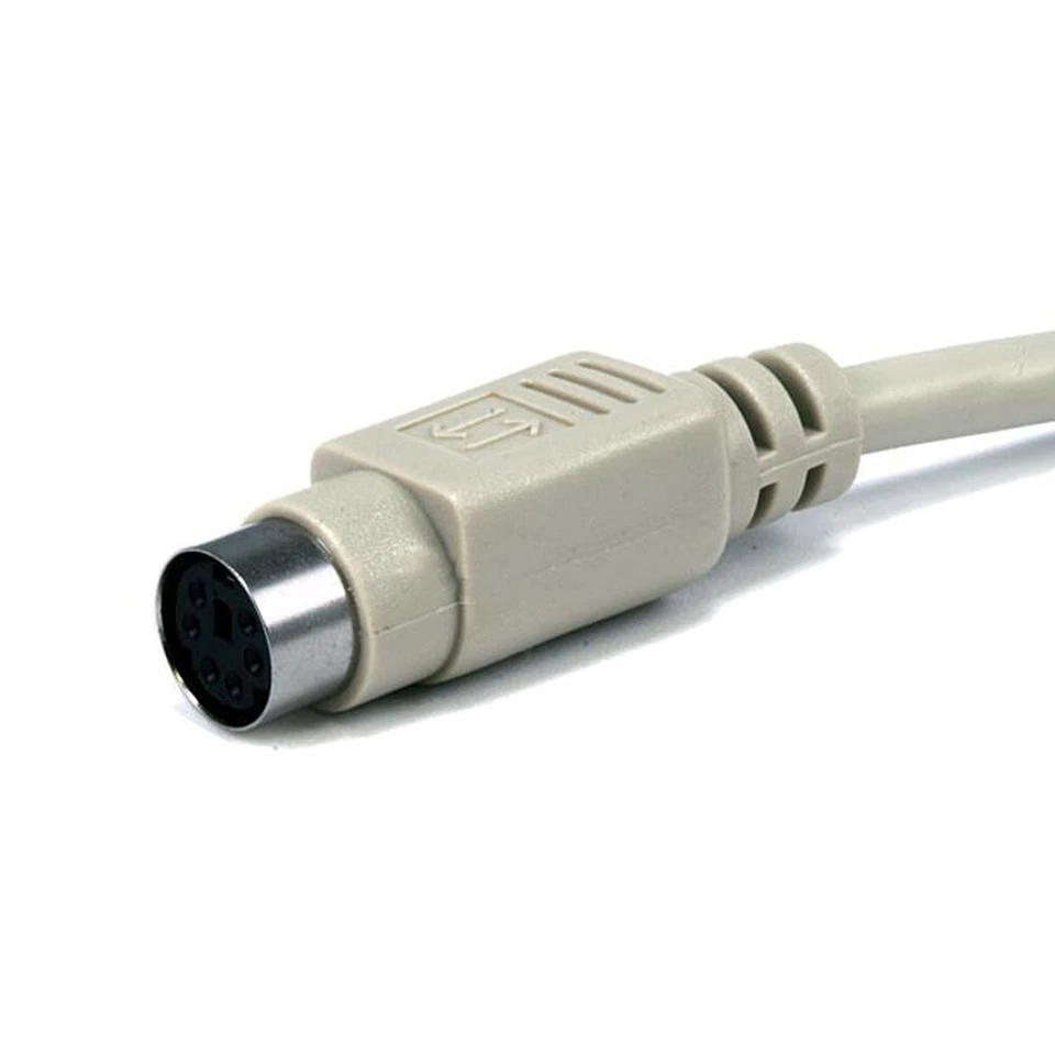 10FT PS/2 MDIN-6 Male to Female M/F Extension Cable Cord For Mouse & Keyboard - Image 3 of 3