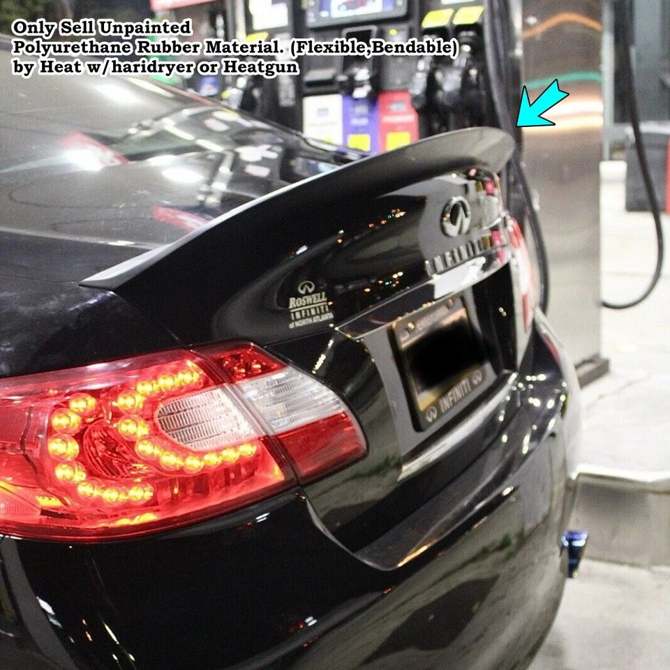 Alerón trasero Duckbill 255Y para sedán Infiniti M25 M37 Y51 2011~2019 Foto 2 de 4